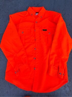 Remington Bright Orange Men's Lightweight Shirt Jacket
